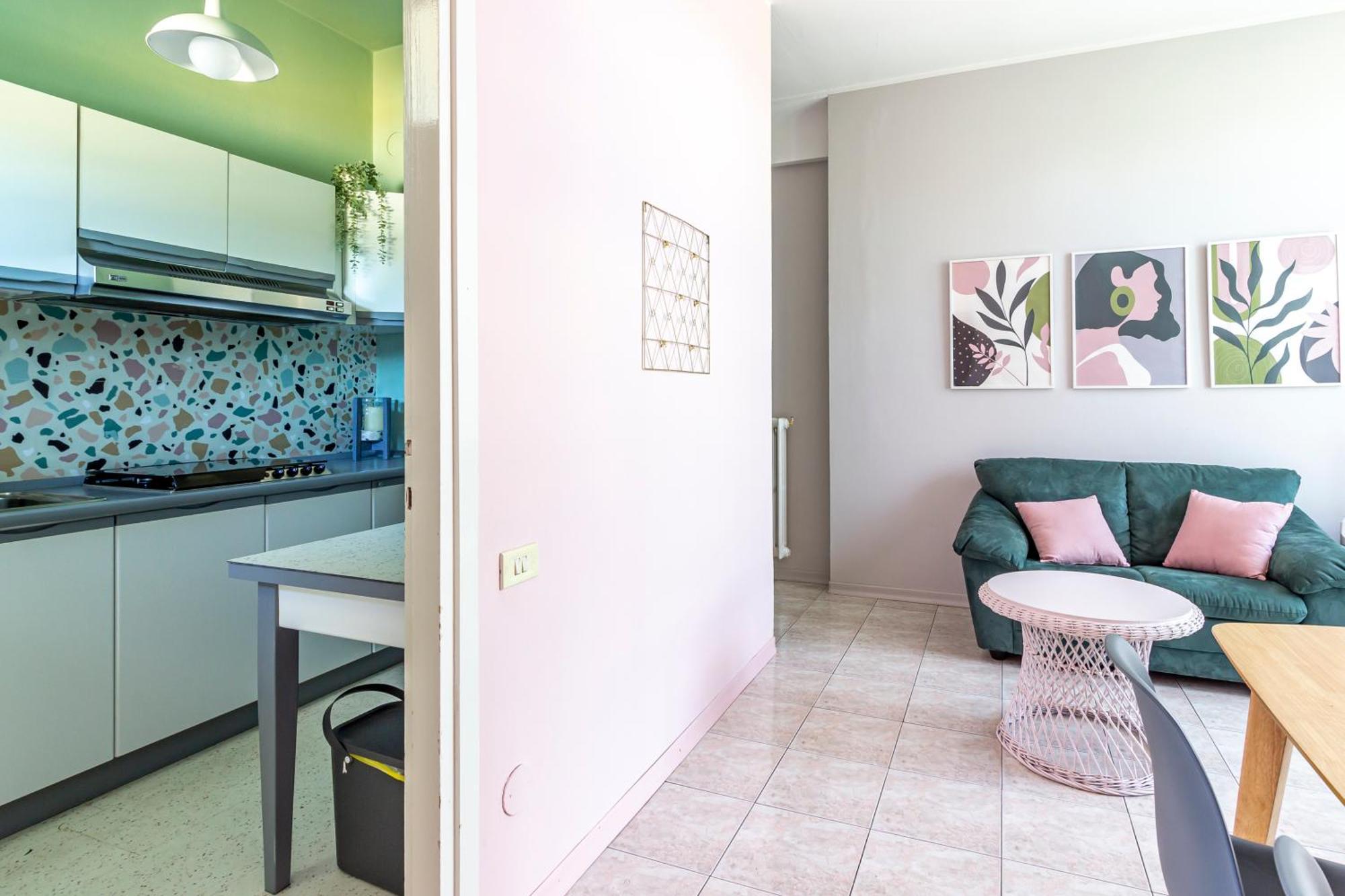 Ferienwohnung Parking & Terrace - Large 90 Mq - Self Check-In & Remote Access Como Exterior foto